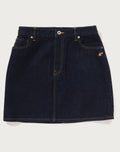 APE HEAD EMBROIDERY 12 OZ DENIM SKIRT LADIES