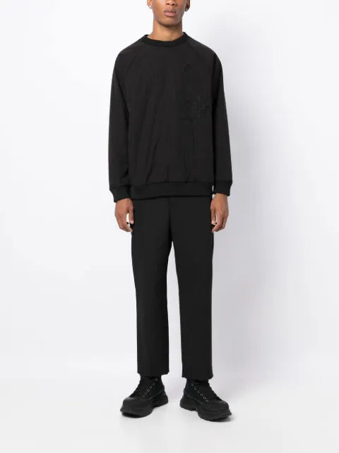 SHIATZY CHEN quilted embroidered-motif sweatshirt