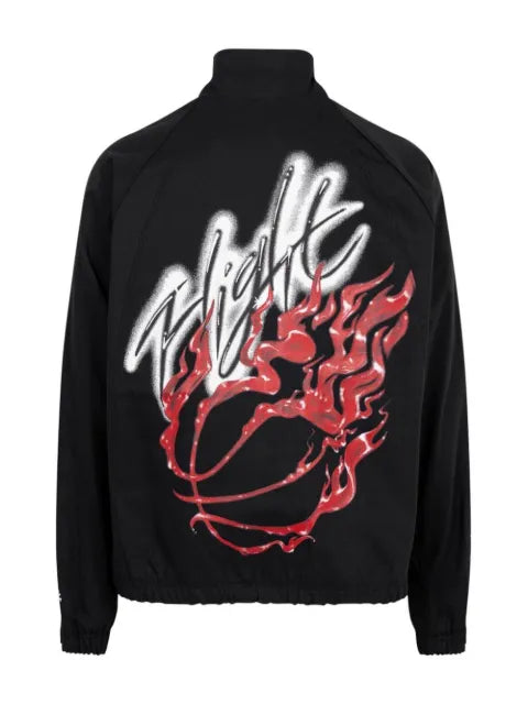 Jordan x Travis Scott graffiti print jacket