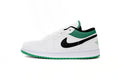 Jordan 1 Low White Lucky Green Black Reps Sneaker 553560-129