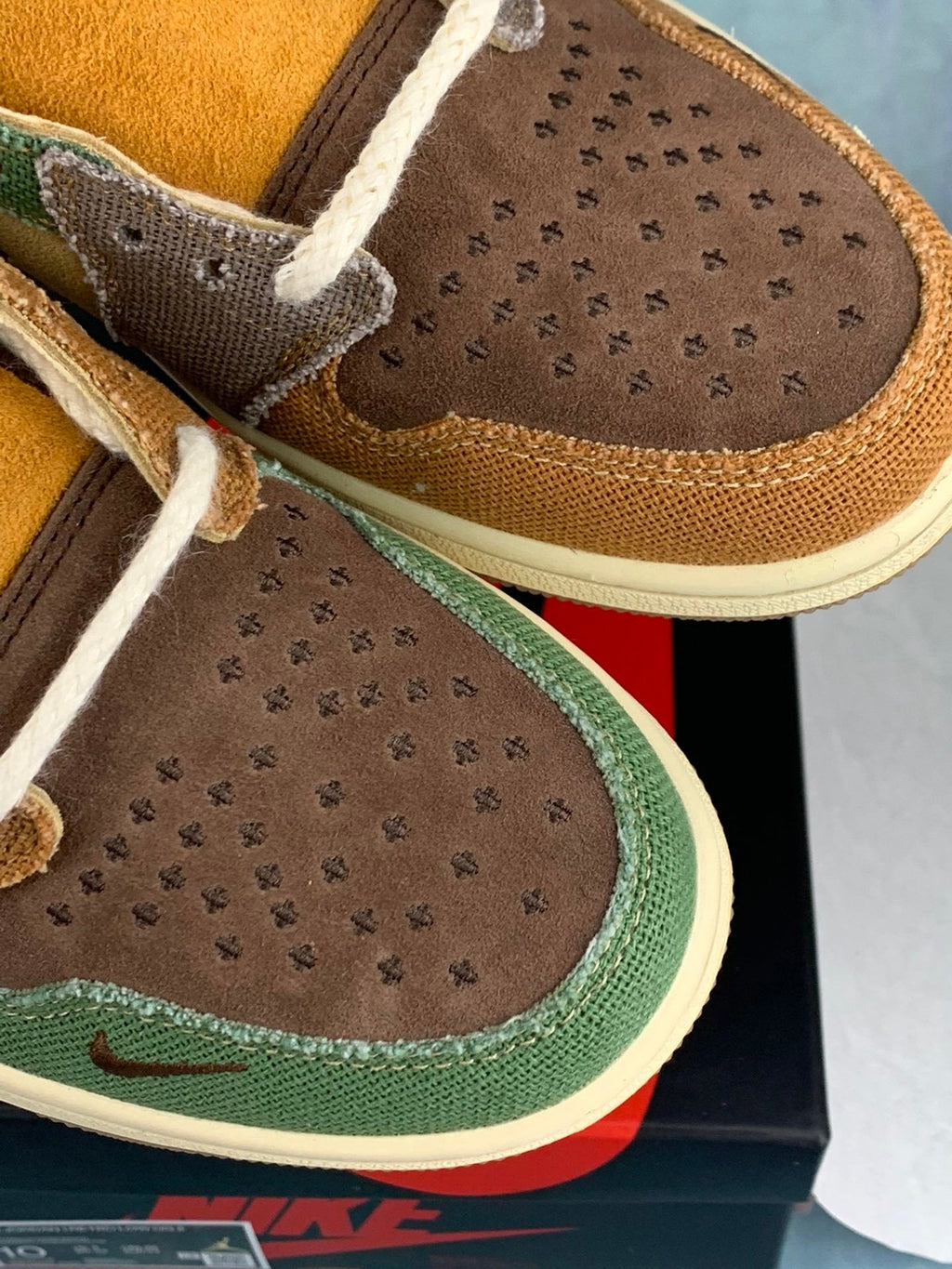 Air Jordan 1 Low Brown Voodoo Doll Unisex Sneakers DZ7292-200
