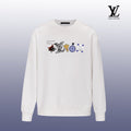 Designer Graphic Print Crewneck Sweatshirt
