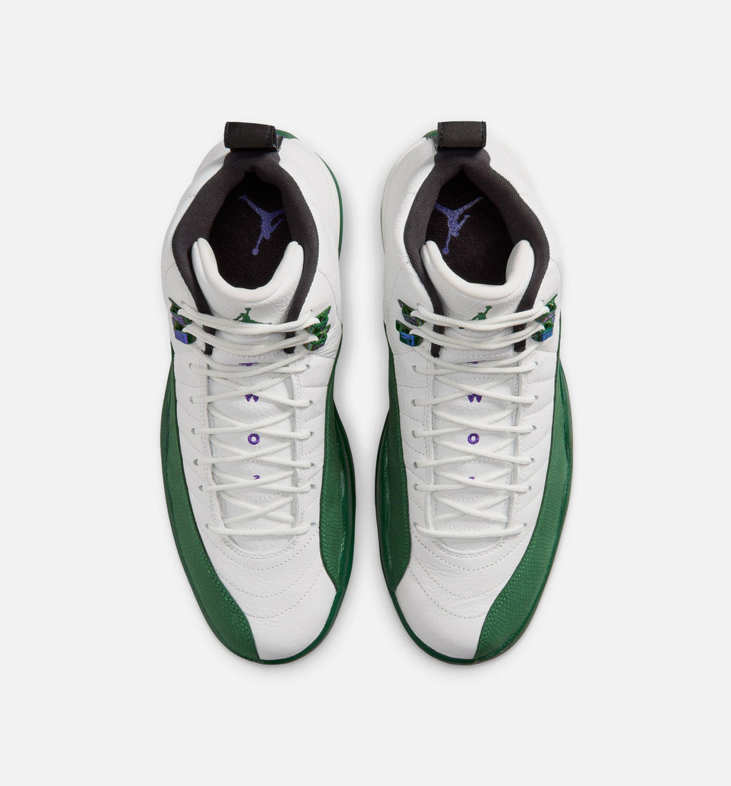 Air Jordan 12 Retro "Idols Become Rivals" Men's Shoe – Summit White/Gorge Green/Fierce Purple