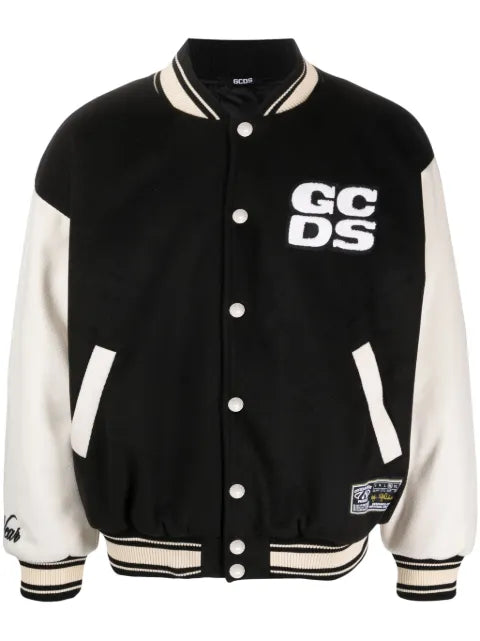 GCDS bomber jacket with logo patch