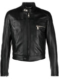 Dolce & Gabbana nappa leather biker jacket