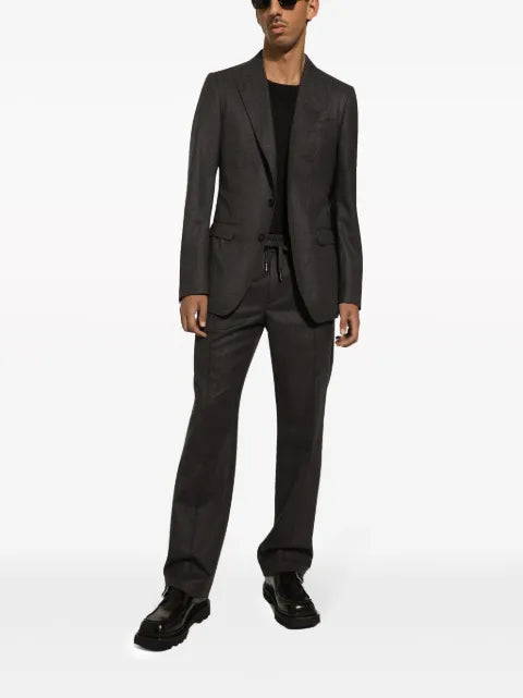 Dolce & Gabbana single-breasted virgin-wool blazer