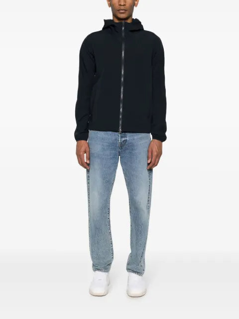 Herno debossed-logo water-repellent jacket