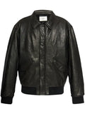 Saint Laurent leather bomber jacket