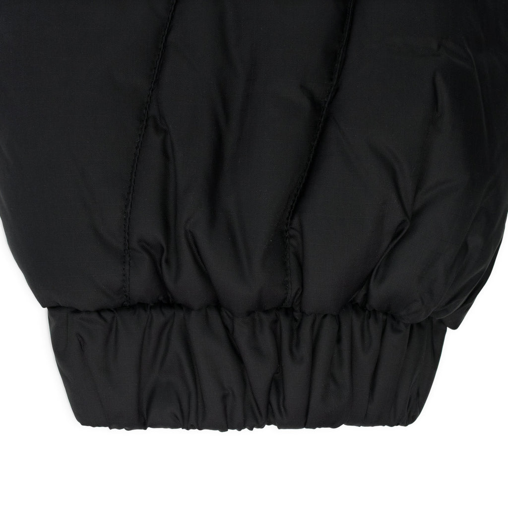 Indigo Diagonal Glass Puffer Jacket