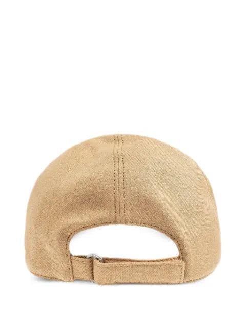 Moncler linen-blend baseball cap
