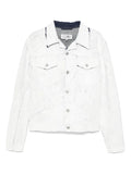 MM6 Maison Margiela coated denim jacket