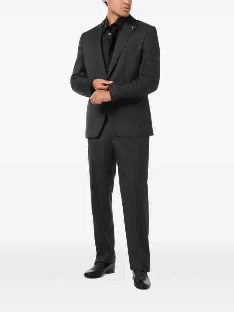 Billionaire Gessato pinstripe-print single-breasted blazer