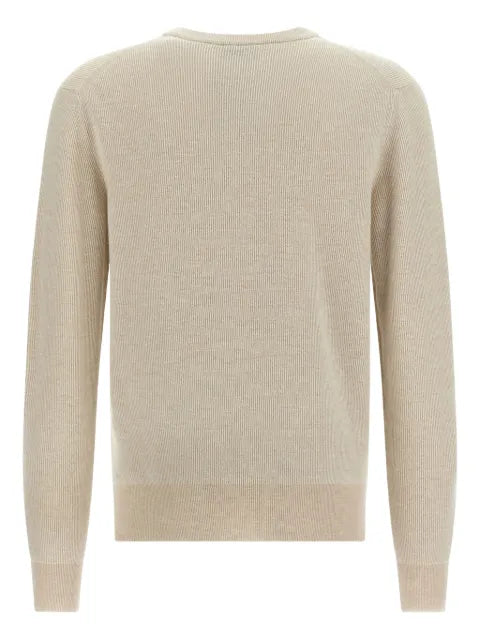 Brioni ribbed crew-neck sweater