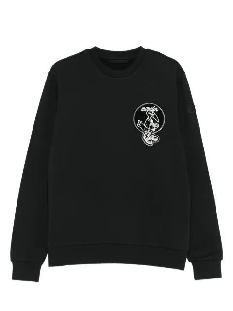 Moncler embroidered logo sweatshirt