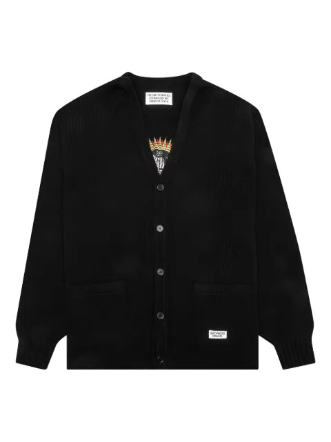 WACKO MARIA patch-pocket cardigan