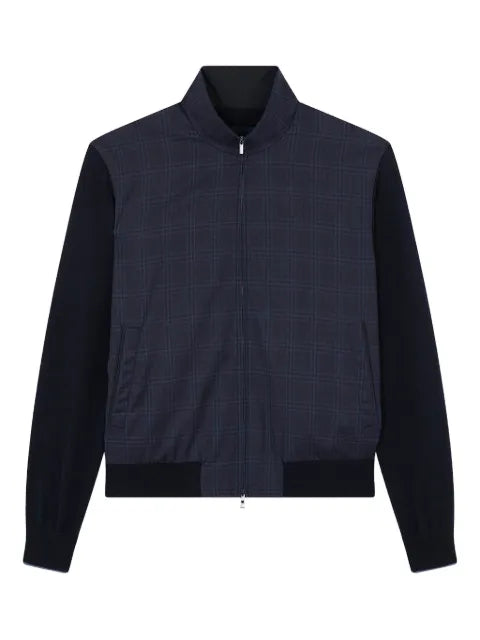 Paul & Shark check-pattern bomber jacket