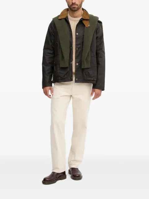 Barbour sweater with cable-knit pattern