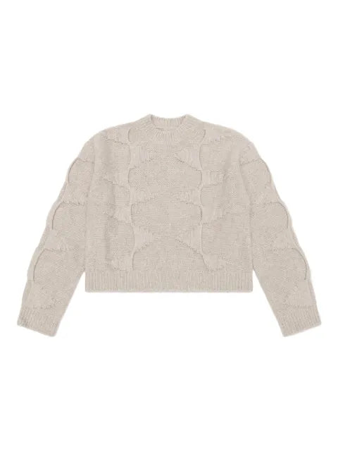 HELIOT EMIL spiral-knit wool sweater