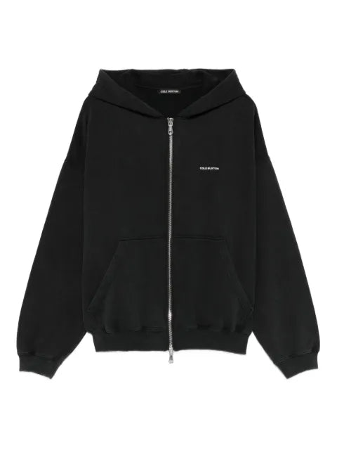 COLE BUXTON zip hooded knitwear