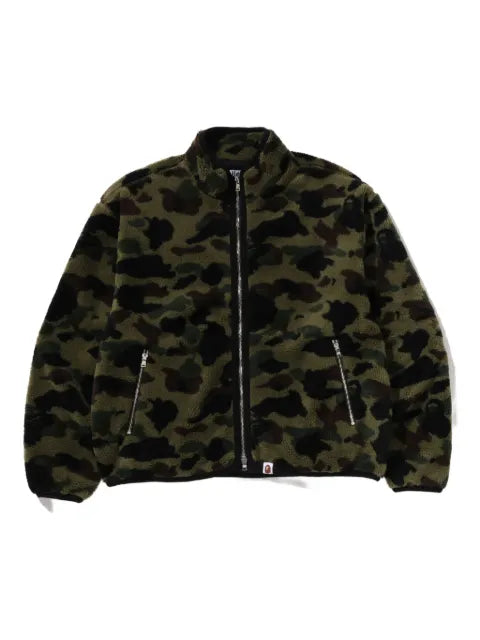 A BATHING APE® camouflage-pattern zip-up jacket