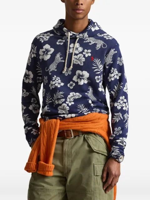 Polo Ralph Lauren tropical logo hoodie