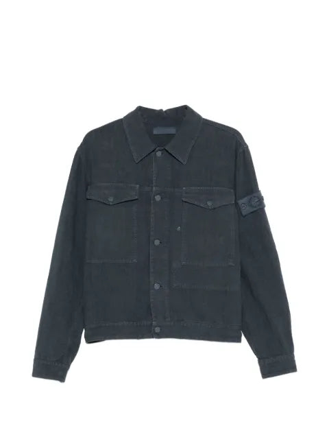 Stone Island 4100040 bonded linen-tc S.I. Ghost jacket
