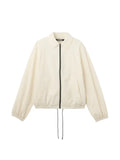 Jacquemus zip-front elasticated jacket