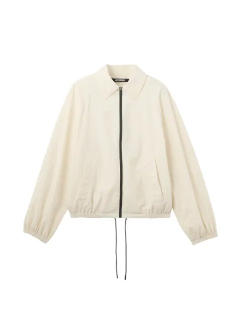 Jacquemus zip-front elasticated jacket