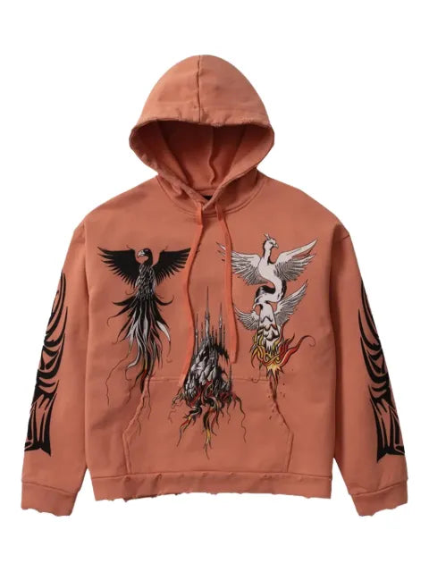 Who Decides War winged hoodie