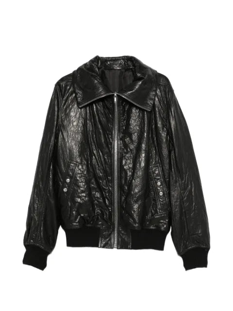 Rick Owens Tower Dracuflight jacket in tumbled lamb