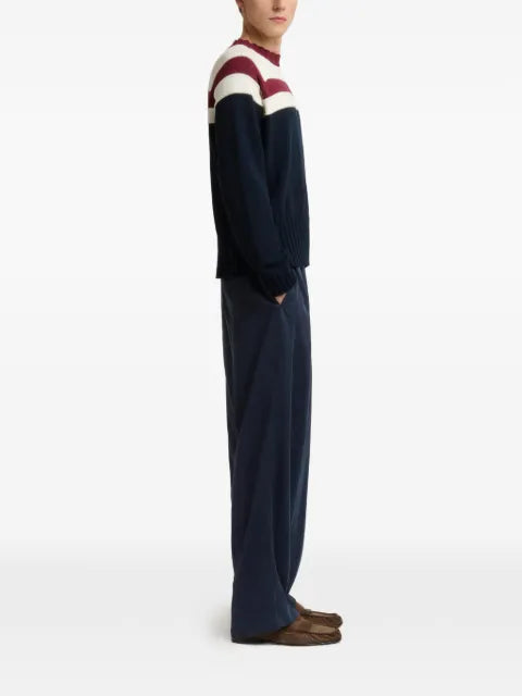 Marni cotton jumper with contrast stripe