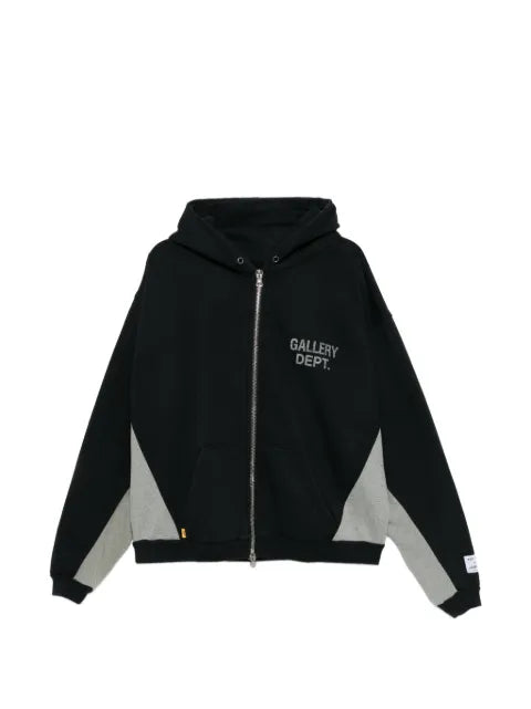 GALLERY DEPT. contrast-panel zip hoodie