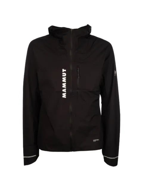 Mammut logo-print hooded jacket