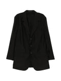 Yohji Yamamoto notched-lapel long-sleeve jacket