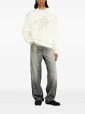 Diesel sweatshirt with embroidery and print