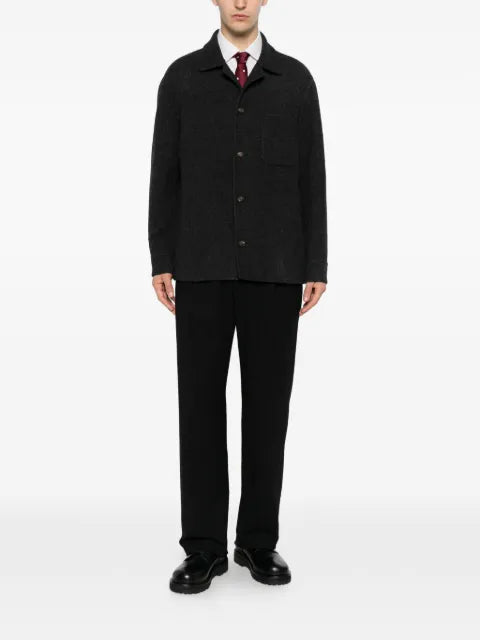Eleventy chest-pocket overshirt