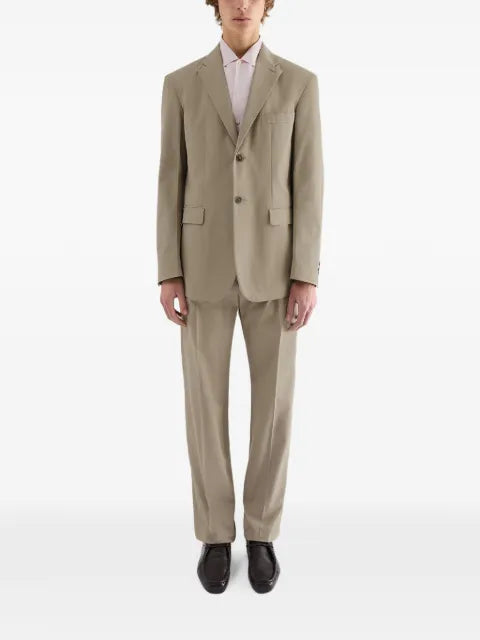 Jil Sander single-breasted cotton blazer