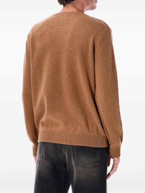 colorful standard crew-neck ribbed-trim sweater
