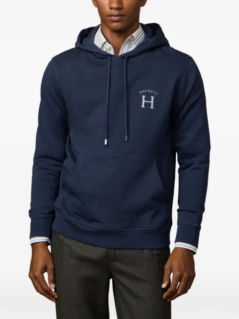 Hackett London logo-print hoodie