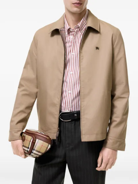 Burberry reversible tropical gabardine Bloomsbury harrington jacket