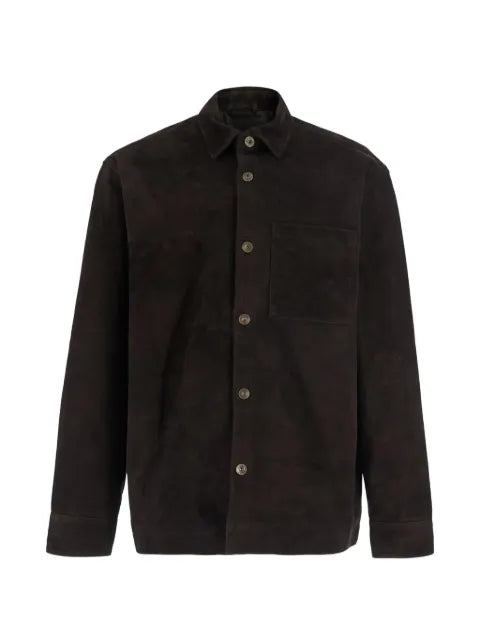 NN07 suede patch-pocket jacket