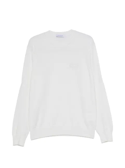 Givenchy sweater in wool with Paris gros grain