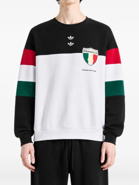 adidas Chavarria fleece crewneck sweatshirt