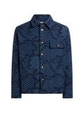 ETRO patterned wool-blend overshirt jacket