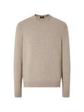 Zegna light taupe Oasi cashmere crewneck