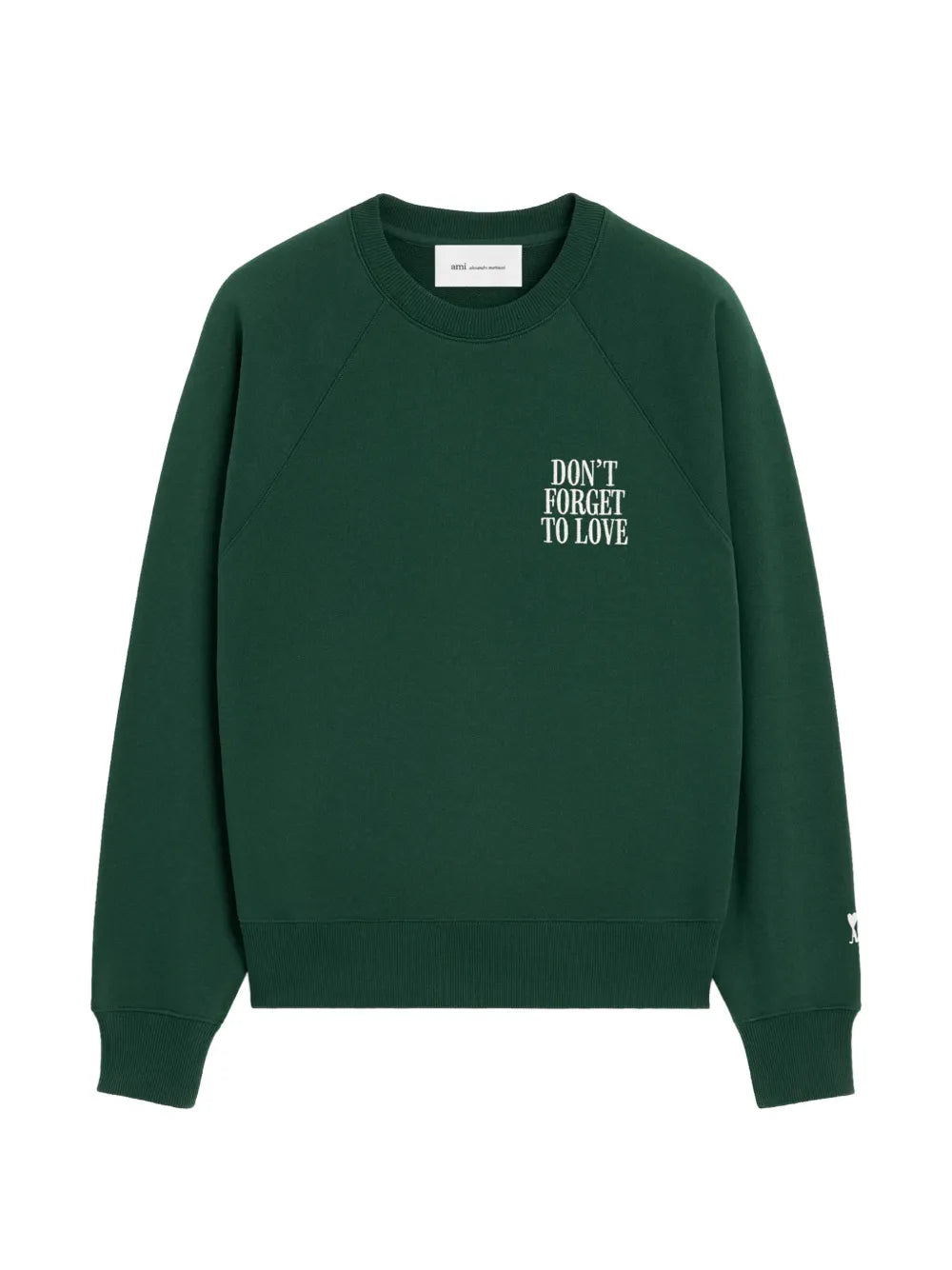 AMI Paris Don't Forget To Love Cotton Sweatshirt