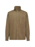 Moncler leather logo cotton jacket