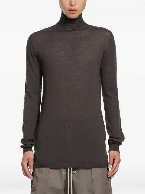 Rick Owens Tower Level turtleneck wool sweater