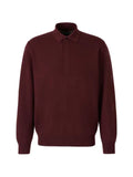 Canali long-sleeve polo sweater
