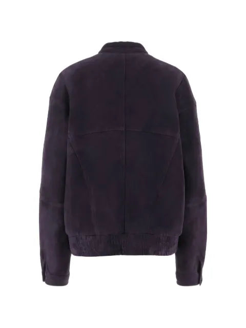 Giorgio Armani suede panelled jacket